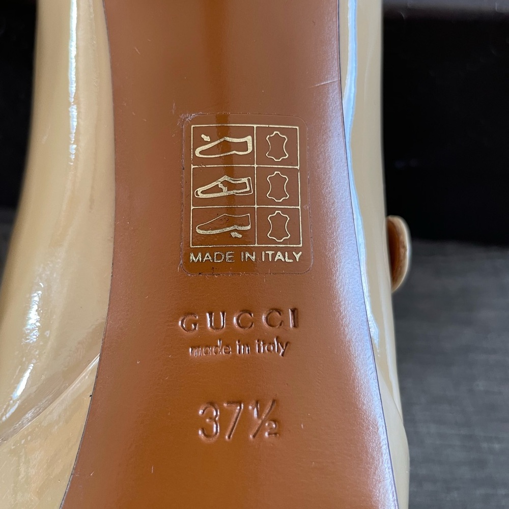 Gucci Tan Heels Sleek Design - Picture 16 of 16